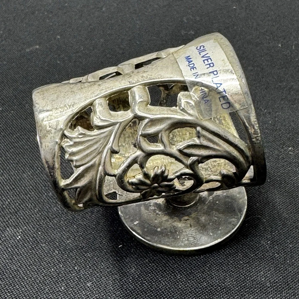 Vintage Silver Plated‎ Mountable Candle Holder